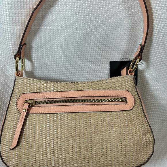 Nanette Lepore veagan leather peach color shoulder purse - Picture 4 of 7
